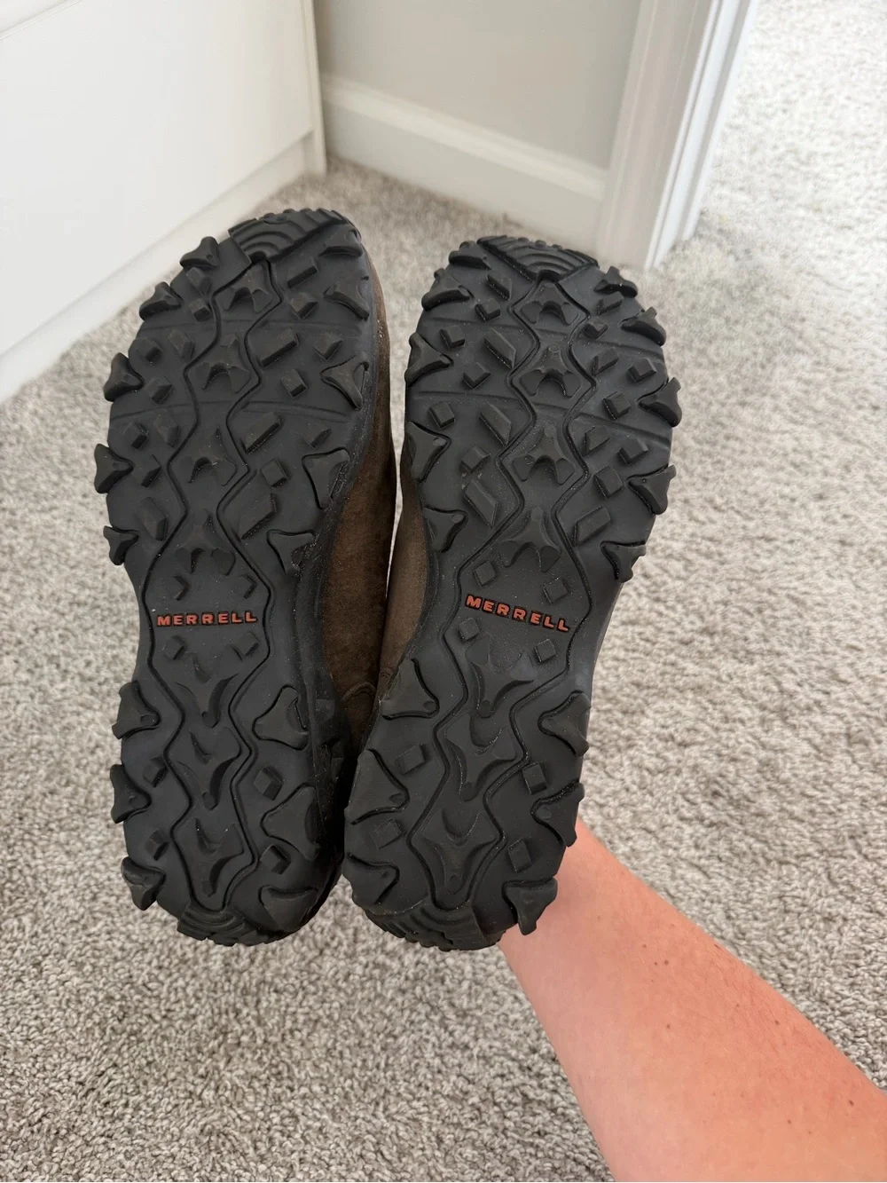 Merrell Men's Brown Slip-On Suede Loafers